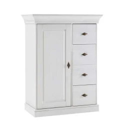 Wohnen Landhaus Brotschrank Satumare in Weiß