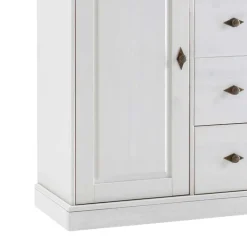 Wohnen Landhaus Brotschrank Satumare in Weiß