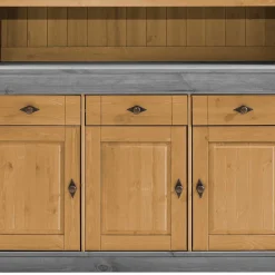 Wohnen Landhaus Buffetschrank aus Massivholz zweifarbig - Eshelas