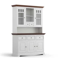 Wohnen Esszimmer-Vitrinen|Esszimmerschränke*Landhaus Buffetschrank aus Kiefer - Manipur