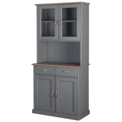 Wohnen Landhaus Buffetschrank in Grau & Braun - Nepplan