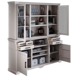 Wohnen Wohnzimmerschränke|Schränke*Landhaus Buffetschrank in Weiß Kiefer gewachst - Curcay