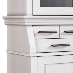 Wohnen Wohnzimmerschränke|Schränke*Landhaus Buffetschrank in Weiß Kiefer gewachst - Curcay