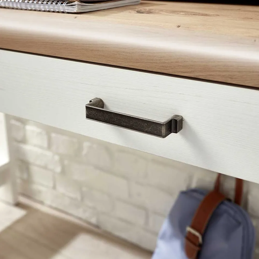 Wohnen Bürotische*Landhaus Computertisch in Weiß & Eiche - Mehady