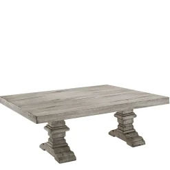 Wohnen Vintage Möbel*Landhaus Design Couchtisch in Eiche Grau - Luisanes