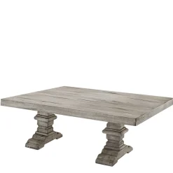 Wohnen Vintage Möbel*Landhaus Design Couchtisch in Eiche Grau - Luisanes