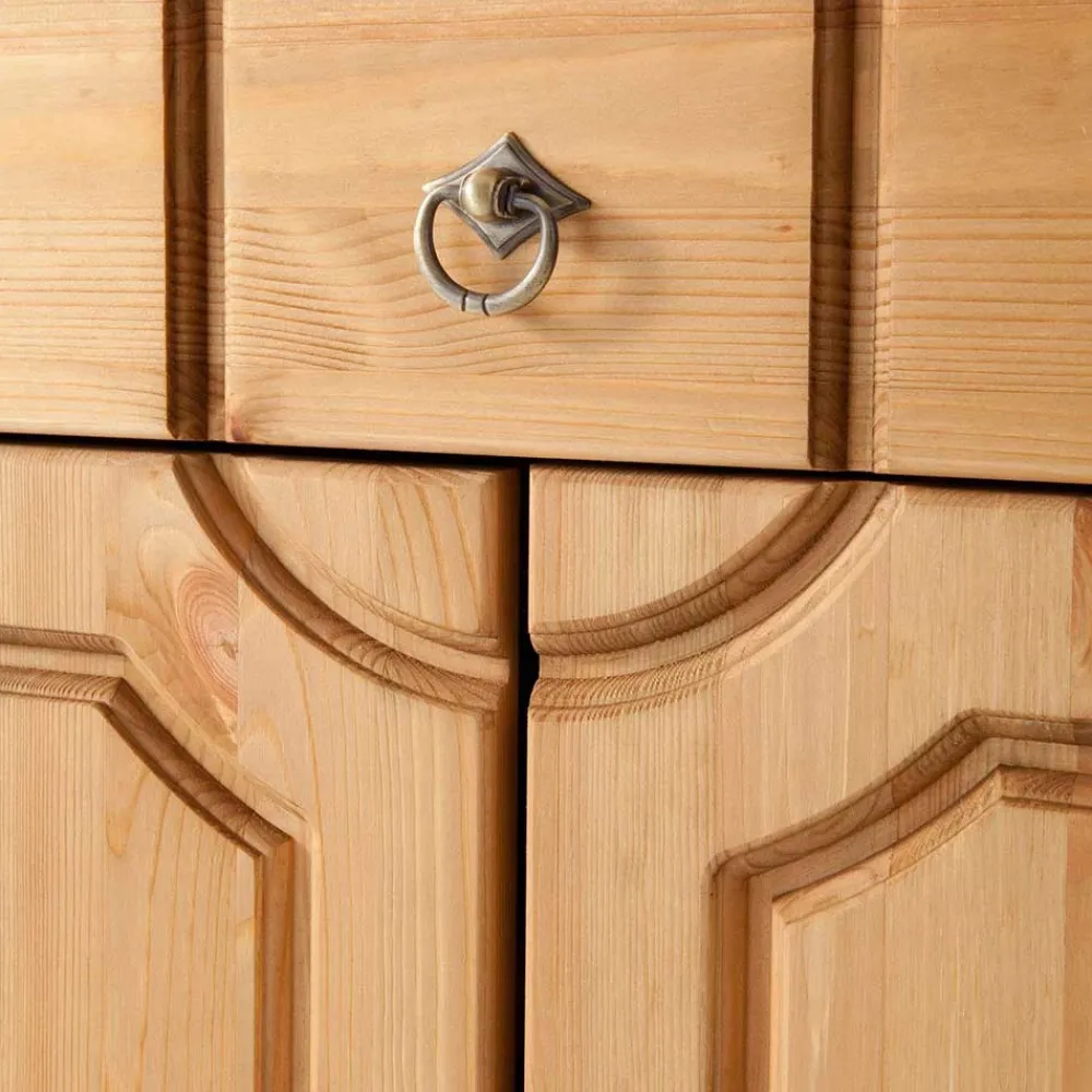 Wohnen Schränke|Garderobenschränke*Landhaus Dielenschrank aus Massivholz - Edranov