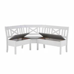 Wohnen Landhaus Eckbank Yoan mit Stauraum