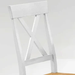 Wohnen Küchen-Essgruppen|Esszimmer Komplett*Landhaus Essgruppe Sibiuta in Weiß Kiefer massiv (vierteilig)