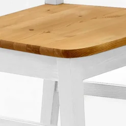 Wohnen Küchen-Essgruppen|Esszimmer Komplett*Landhaus Essgruppe Sibiuta in Weiß Kiefer massiv (vierteilig)