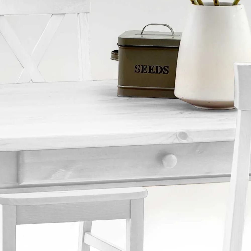 Wohnen Landhaus Esstisch Satumare mit Schubladen