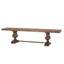 Wohnen Landhaus Esstischbank mit drei Sitzplätzen - Valdiza