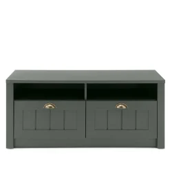 Wohnen Schuhschränke|Garderobenbänke*Landhaus Flur Bank in Dunkelgrün - Niestov