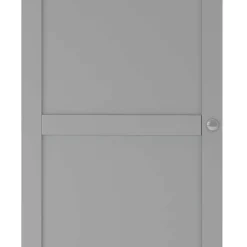 Wohnen Garderobenschränke*Landhaus Flurschrank in Grau mit Eiche - Rino