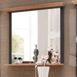 Wohnen Landhaus Flurspiegel in Dunkelgrau - Thumbs