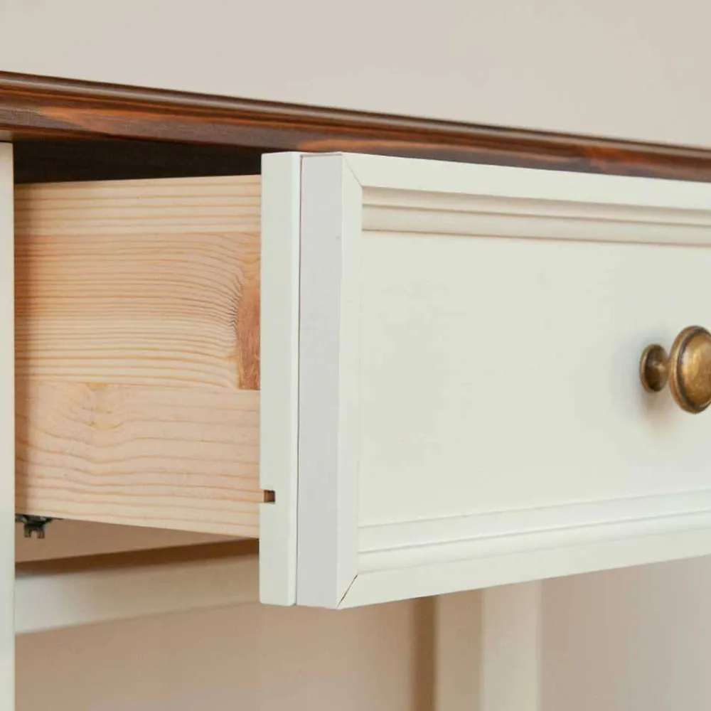 Wohnen Schminktische*Landhaus Frisiertisch mit einer Schublade - Manipur