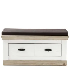 Wohnen Landhaus Garderoben Möbel zweifarbig - Nedita (dreiteilig)