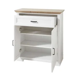 Wohnen Garderoben|Garderoben*Landhaus Garderoben Set in Weiß - Nurelcas (fünfteilig)