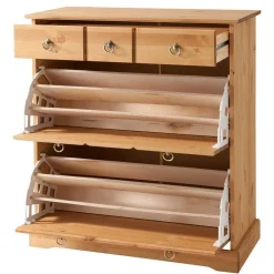 Wohnen Landhaus Garderobenmöbel Kombination - Edranov (vierteilig)