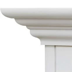 Wohnen Landhaus Highboard in Weiß lackiert - Indico