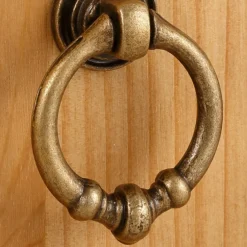 Wohnen Vitrinen|Wohnzimmer-Vitrinen*Landhaus Highboard Vitrine aus Kiefer - Goro