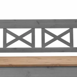 Wohnen Küchenbänke|Esszimmerbänke*Landhaus Holzbank Jytte drei Sitzplätze