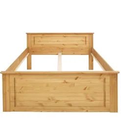 Wohnen Naturholzmöbel|Betten*Landhaus Holzbett & Nachttische - Imressa (dreiteilig)