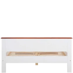 Wohnen Jugendbetten*Landhaus Holzbett in Weiß & Kirschbaum - Vendirai