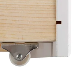 Wohnen Jugendbetten*Landhaus Holzbett in Weiß & Kirschbaum - Vendirai