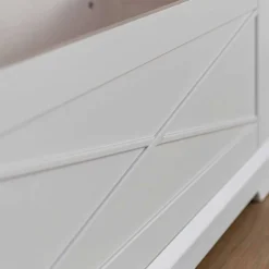 Wohnen Weiße Möbel|Holztruhen*Landhaus Holztruhe aus Kiefer Massivholz - Saluts