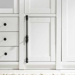 Wohnen Schränke|Kleiderschränke*Landhaus Kleiderschrank Chelles in Weiß mit Spiegel