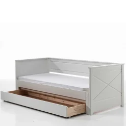 Wohnen Skandinavische Möbel|Jugendbetten*Landhaus Kojenbett zum Ausziehen - Tradora