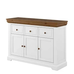 Wohnen Küchenschränke|Sideboards & Kommoden*Landhaus Kombikommode aus Kiefernholz - Zalya