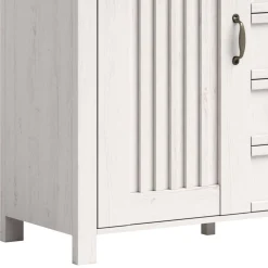 Wohnen Landhaus Kombi-Kommode in Weiß - Malvissa