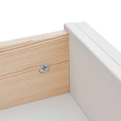 Wohnen Küchenschränke|Sideboards & Kommoden*Landhaus Kombikommode in Weiß und Nussbaum - Manipur