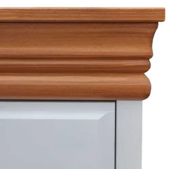 Wohnen Landhausmöbel|Flurkommoden*Landhaus Kommode in Weiß und Kiefer - Varicano