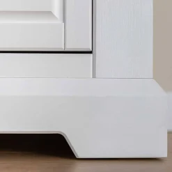 Wohnen Landhaus Kommode in Weiß und Braun - Zalya