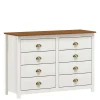 Wohnen Sideboards|Kommoden*Landhaus Kommode mit acht Schubladen - Clipper