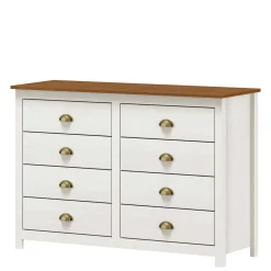 Wohnen Sideboards|Kommoden*Landhaus Kommode mit acht Schubladen - Clipper