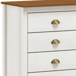 Wohnen Sideboards|Kommoden*Landhaus Kommode mit acht Schubladen - Clipper