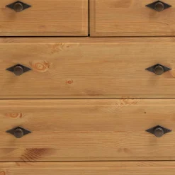 Wohnen Landhaus Kommode mit fünf Schubladen - Cabressan