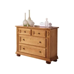 Wohnen Landhaus Kommode Terezza aus Fichte Massivholz