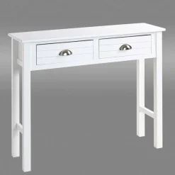 Wohnen Telefontische*Landhaus Konsolentisch mit zwei Schubladen - Lebrufe