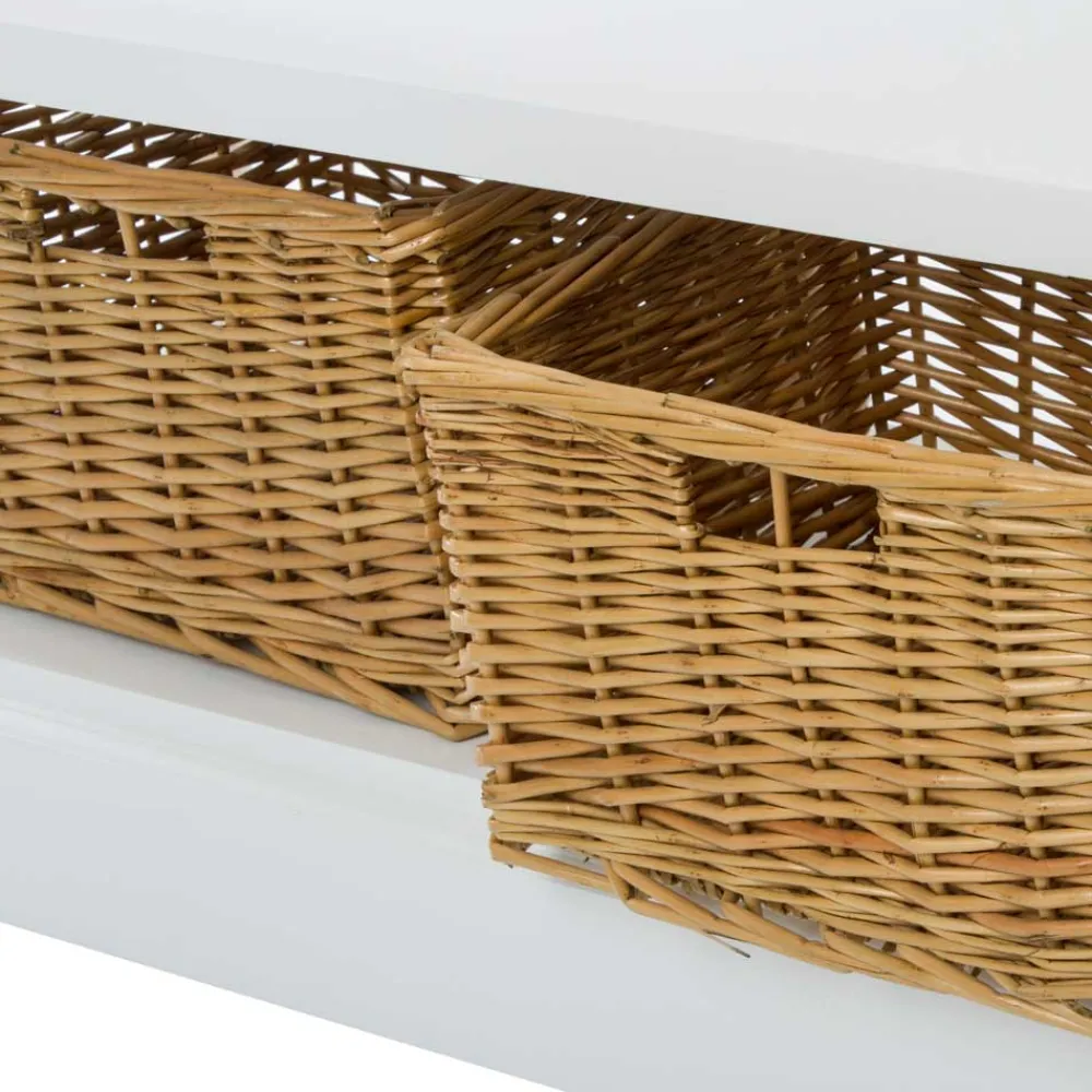 Wohnen Skandinavische Möbel|Couchtisch*Landhaus Konsolentischchen Cultures in Weiß