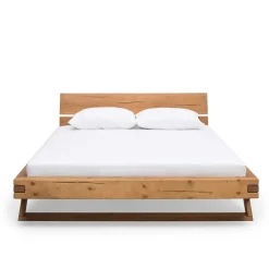 Wohnen Naturholzmöbel|Betten*Landhaus Massivholzbett mit Kufen - Fuertun