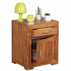 Wohnen Landhaus Nachtkommode Hoslo mit Schublade