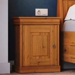 Wohnen Landhaus Nachtschrank in Honigfarben - Lusanne