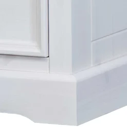 Wohnen Landhaus Nachtschrank in Weiß & Eichefarben - Envicron