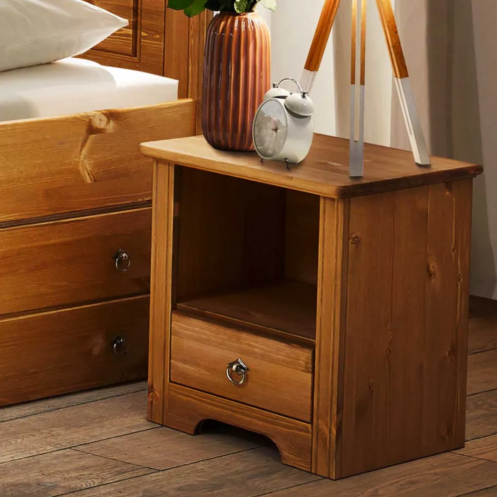 Wohnen Landhaus Nachtschrank mit Ablagefach - Imressa