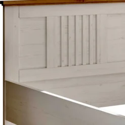 Wohnen Schlafzimmer Komplett*Landhaus Schlafzimmer für eine Person - Malvissa I (dreiteilig)